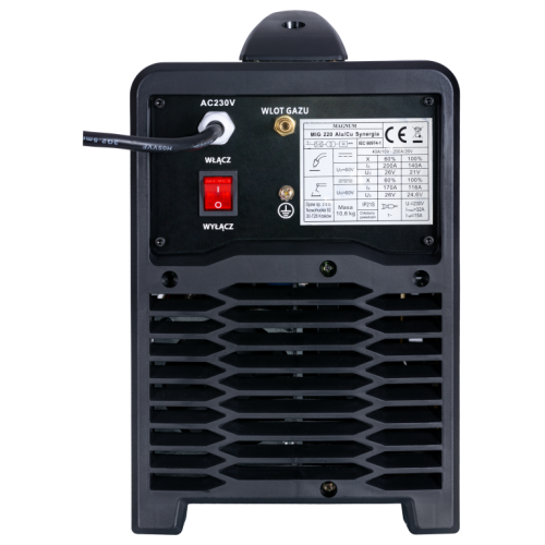 Spawarka Magnum MIG 220 Alu/Cu Synergia - zestaw - U MI 220AL CU-G - Magnum - 11
