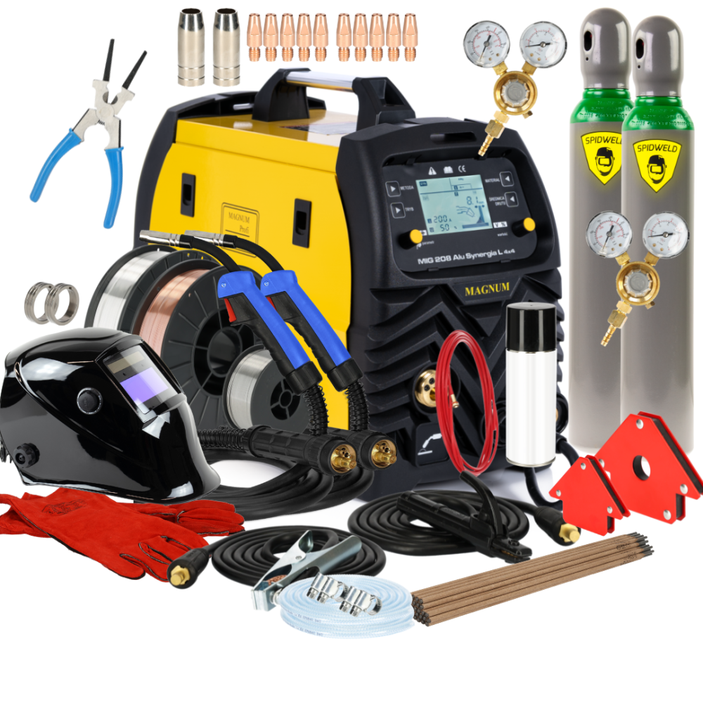 Spawarka Magnum MIG 208 Alu Synergia L 4x4 - zestaw - U MI 208ALU 4X4-G - Magnum - 2