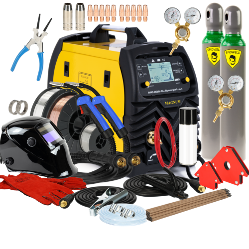 Spawarka Magnum MIG 208 Alu Synergia L 4x4 - zestaw - U MI 208ALU 4X4-G - Magnum - 2