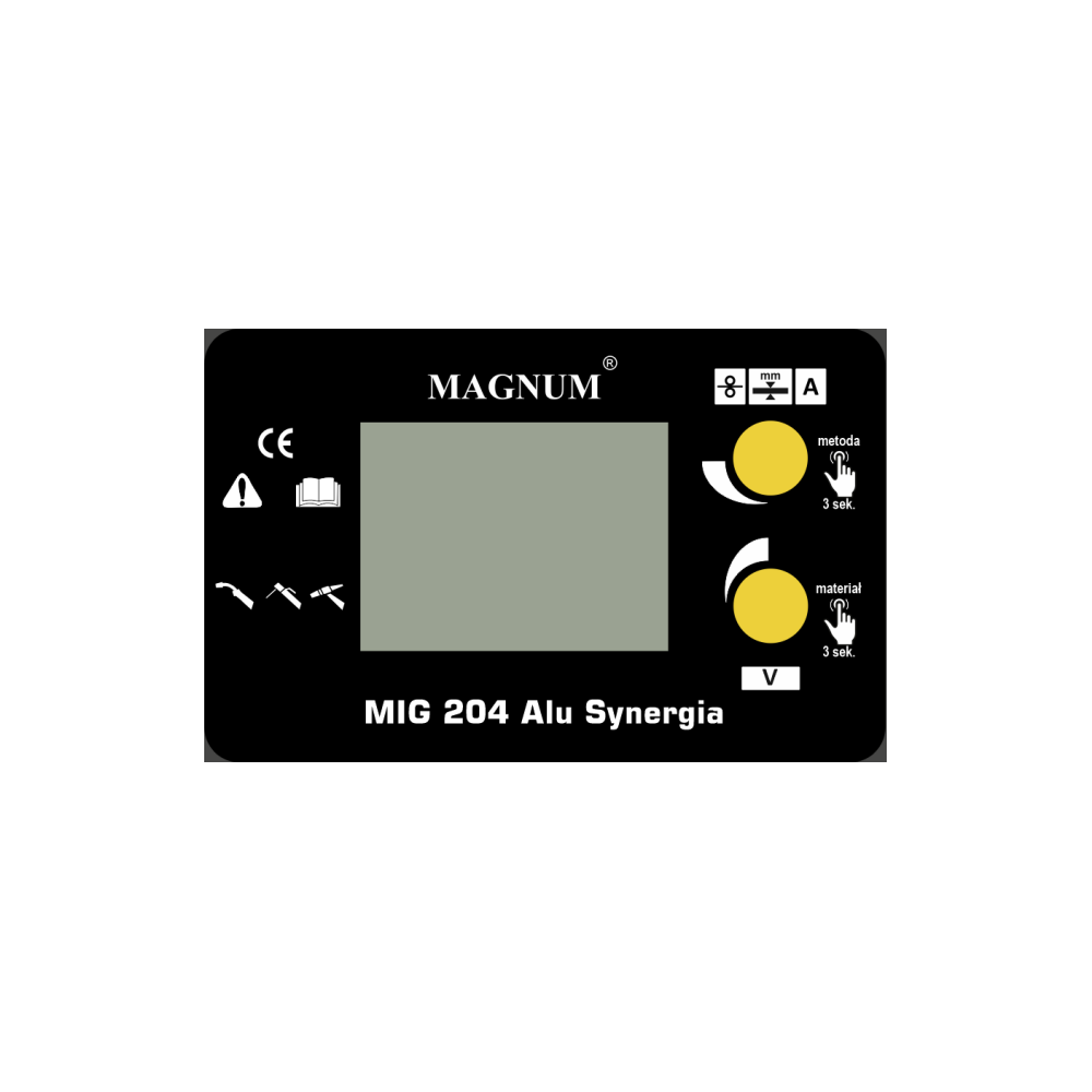 Spawarka Magnum MIG 204 Alu Synergia - zestaw - U MI 204AL SY-G - Magnum - 10