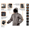 Softshell kurtka robocza Neo Tools z odpinanym kapturem - 81-551 - NEO Tools - 9