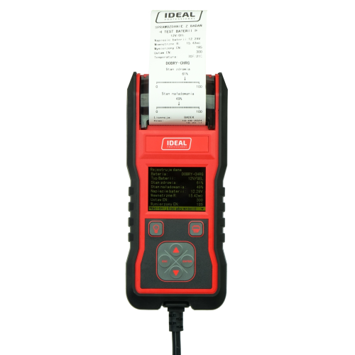 Tester akumulatorów Ideal BDT4000A (cyfrowy z drukarką) 6/12 V - BDT4000A - Ideal - 3