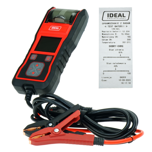 Tester akumulatorów Ideal BDT4000A (cyfrowy z drukarką) 6/12 V - BDT4000A - Ideal - 1