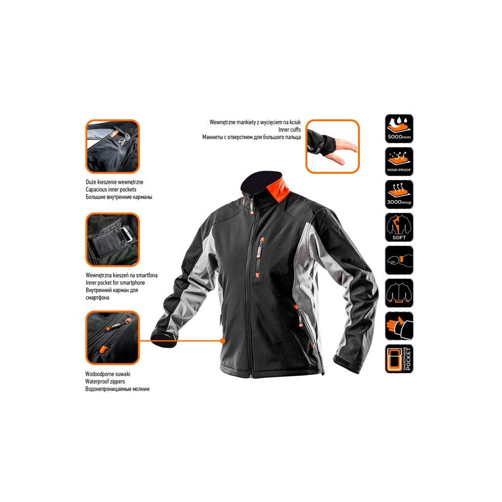 Softshell kurtka robocza Neo Tools HD - 81-550 - NEO Tools - 5