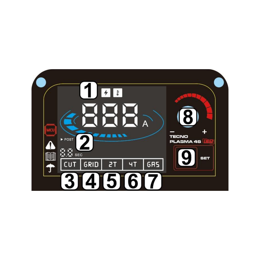 Przecinarka plazmowa Ideal TecnoPlasma 45 LED - TPLASMA45LED - Ideal - 5