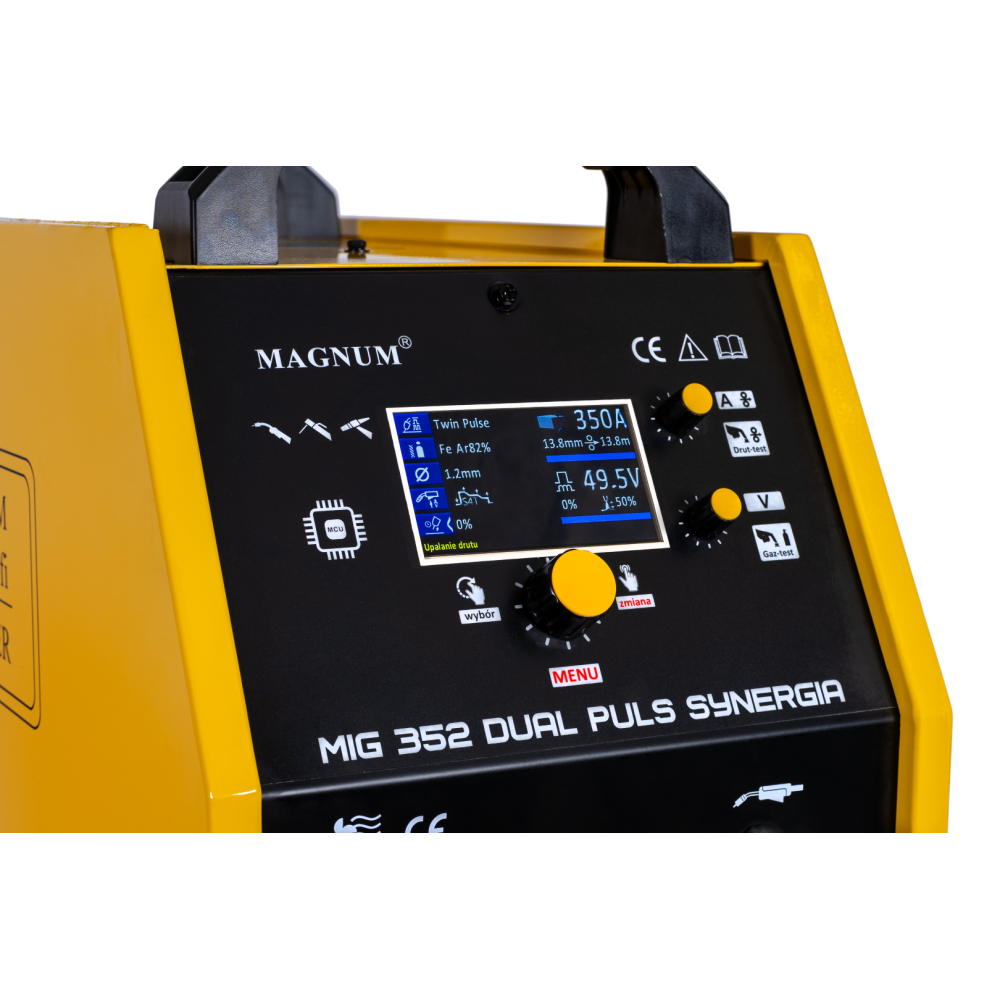 Spawarka Magnum MIG 352 Dual Puls Synergia - zestaw - U MI 352 DP SYN-G - Magnum - 4