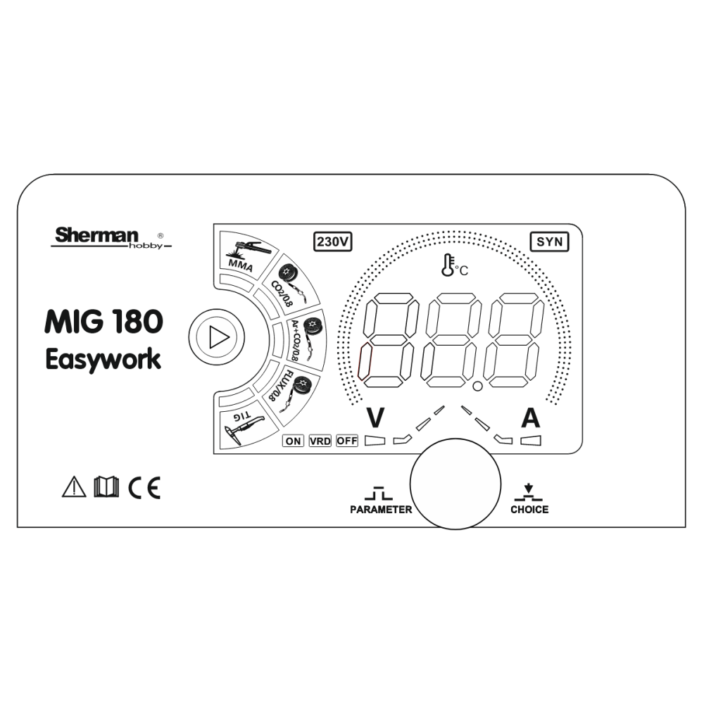 Spawarka Sherman MIG 180 Easywork - zestaw - 7812937-G - Sherman - 4