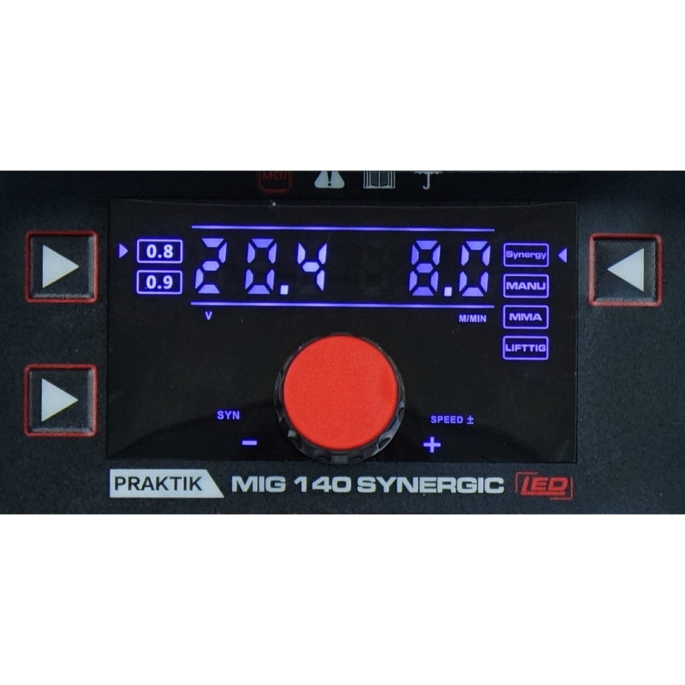 Spawarka Ideal Praktik MIG 140 Synergic LED - zestaw - PMIG140LED-G - Ideal - 4