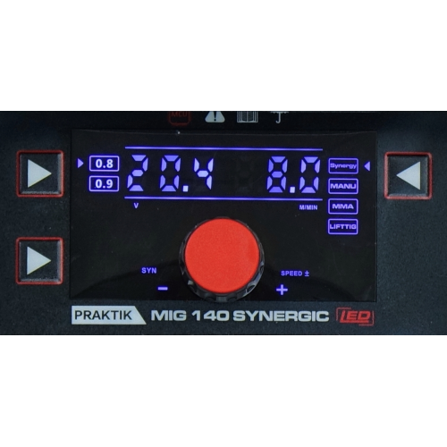 Spawarka Ideal Praktik MIG 140 Synergic LED - zestaw - PMIG140LED-G - Ideal - 4