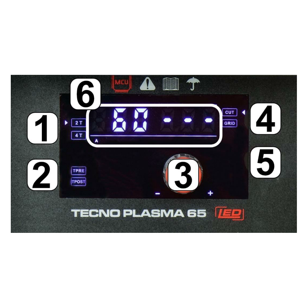 Przecinarka plazmowa Ideal TecnoPlasma 65 LED - TPLASMA65LED - Ideal - 5