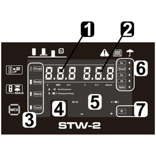 Zgrzewarka do trzpieni Ideal STW-2 - STW-2 - Ideal - 5