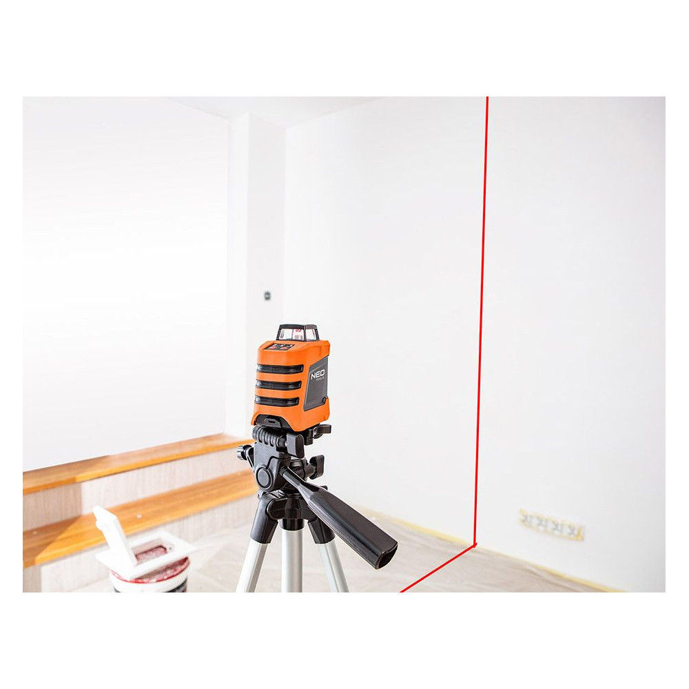 Laser krzyżowy płaszczyznowy 15 m 360° + statyw Neo Tools - zestaw - 75-102 - NEO Tools - 5