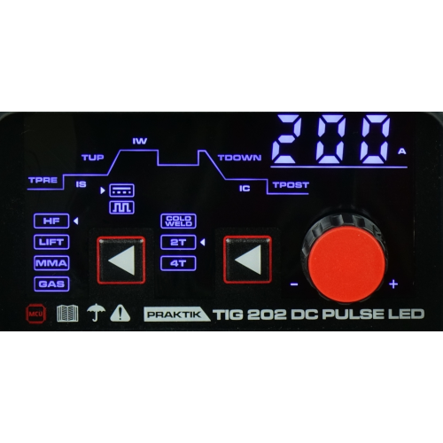Spawarka Ideal Praktik TIG 202 DC Pulse LED - zestaw - PTIG202PLED-G - Ideal - 7