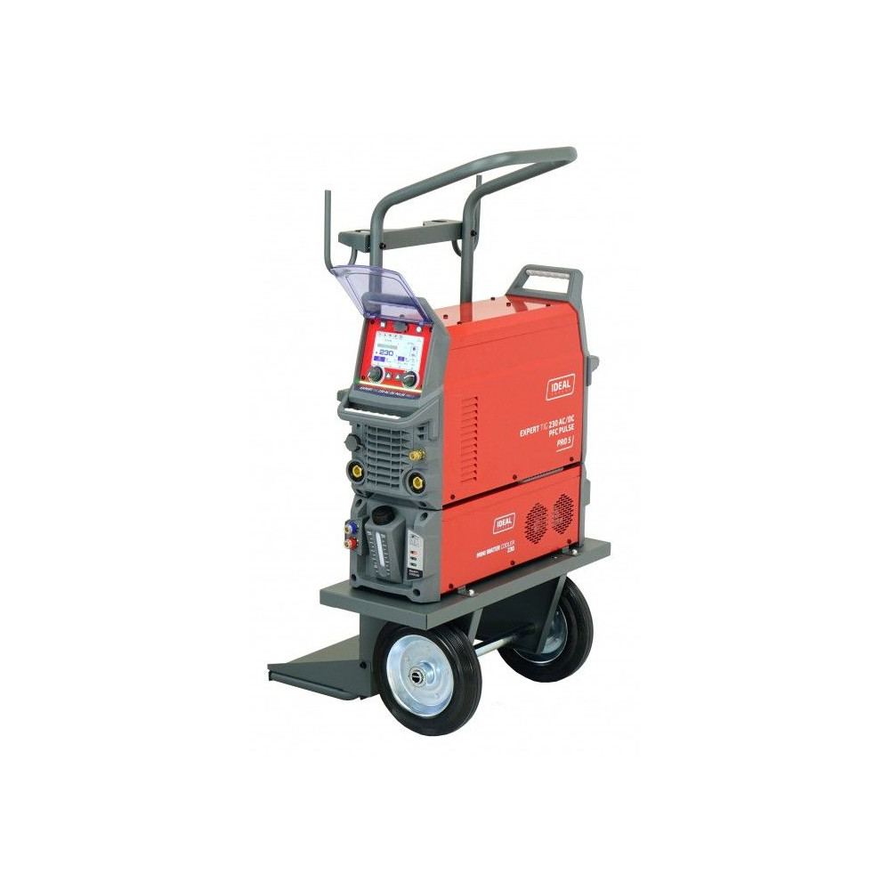 Spawarka Ideal Expert TIG 230 AC/DC PFC Pulse Pro5 LCD W - zestaw wodny - EXTIG230AC-G - Ideal - 9