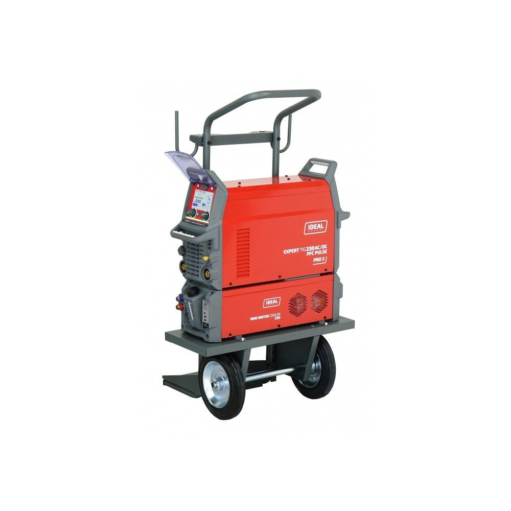 Spawarka Ideal Expert TIG 230 AC/DC PFC Pulse Pro5 LCD W - zestaw wodny - EXTIG230AC-G - Ideal - 8