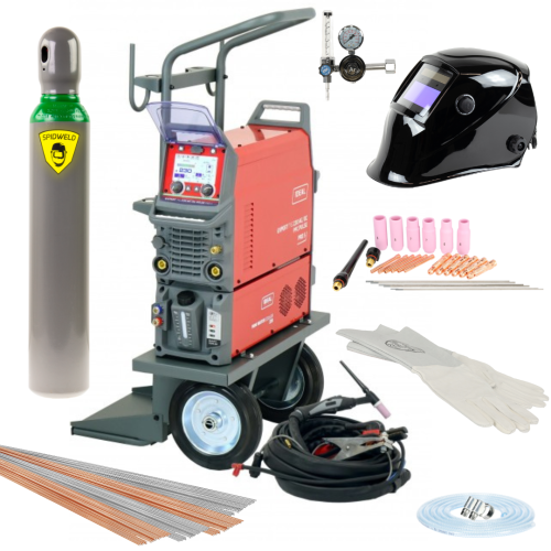 Spawarka Ideal Expert TIG 230 AC/DC PFC Pulse Pro5 LCD W - zestaw wodny - EXTIG230AC-G - Ideal - 1