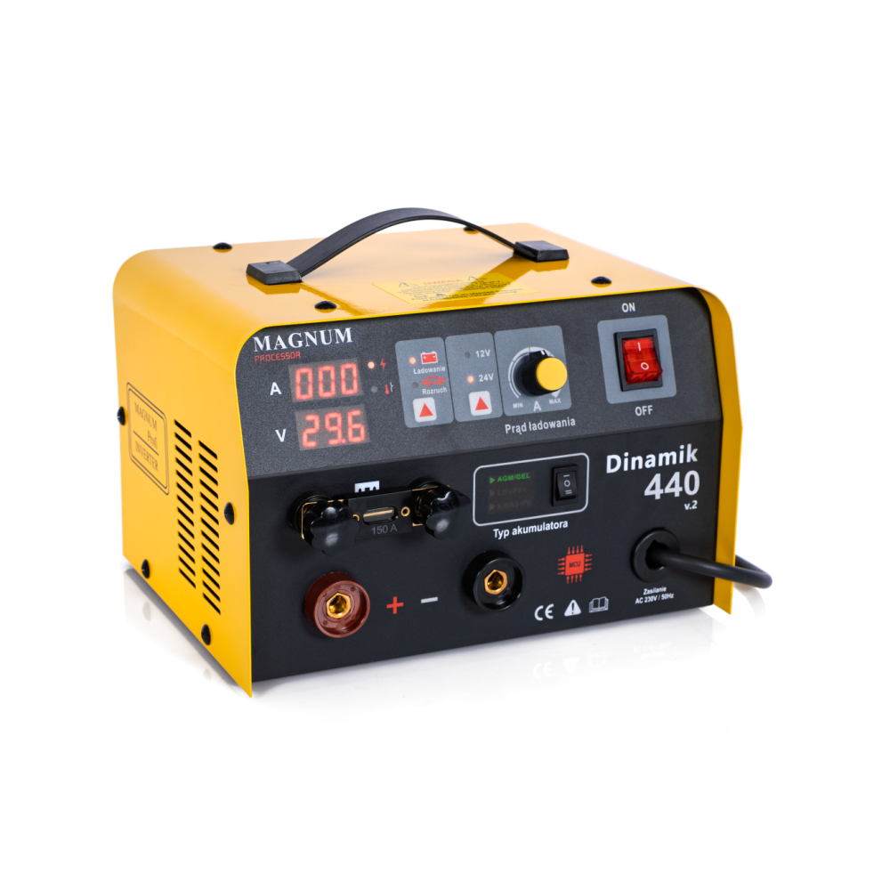 Prostownik z rozruchem Magnum Dinamik 440 v2 - U ŁR INV-440 V2 - Magnum - 2