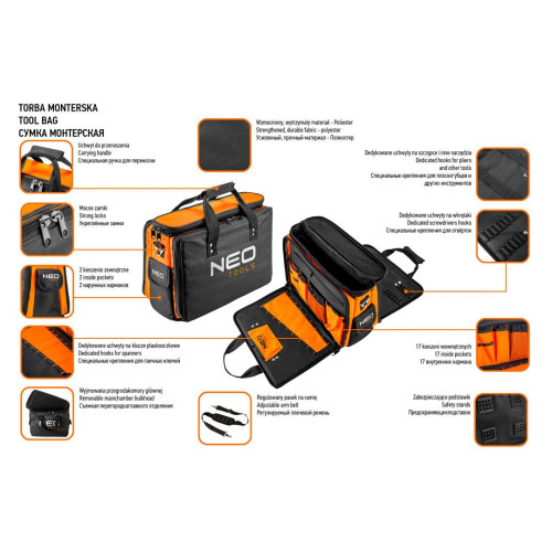 Torba monterska narzędziowa Neo Tools - 84-308 - NEO Tools - 14