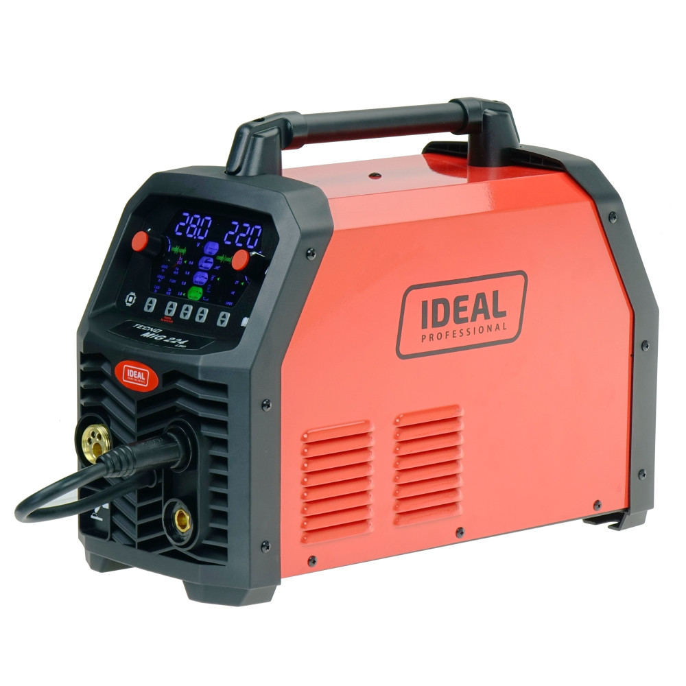 Spawarka Ideal Tecnomig 224 Synergic Led 4x4 - zestaw - TMIG224LED-G - Ideal - 5