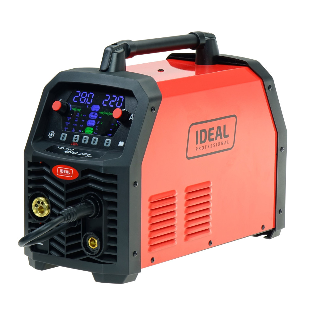 Spawarka Ideal Tecnomig 224 Synergic Led 4x4 - zestaw - TMIG224LED-G - Ideal - 6