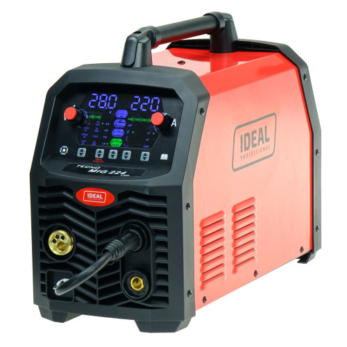 Spawarka Ideal Tecnomig 224 Synergic Led 4x4 - zestaw - TMIG224LED-G - Ideal - 7