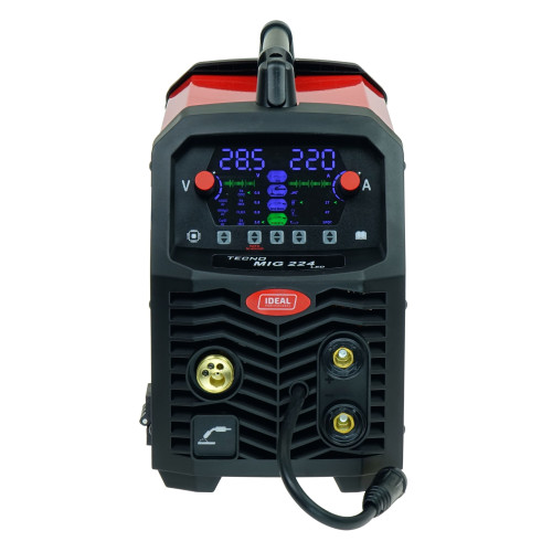 Spawarka Ideal Tecnomig 224 Synergic Led 4x4 - zestaw - TMIG224LED-G - Ideal - 1 2
