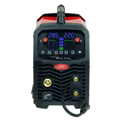 Spawarka Ideal Tecnomig 224 Synergic Led 4x4 - zestaw - TMIG224LED-G - Ideal - 1 2