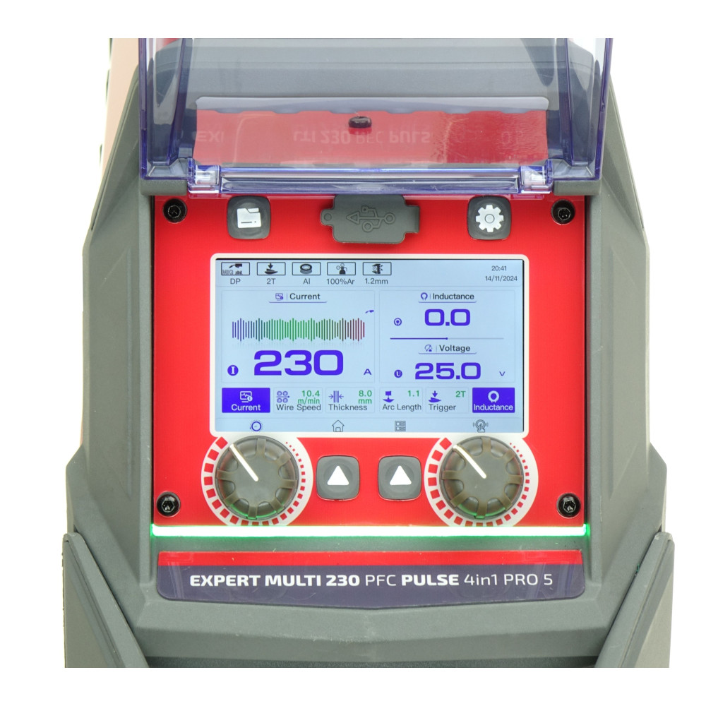Spawarka Ideal Expert Multi 230 PFC Pulse 4in1 Pro5 - zestaw - EXMULTI230V2-G - Ideal - 10