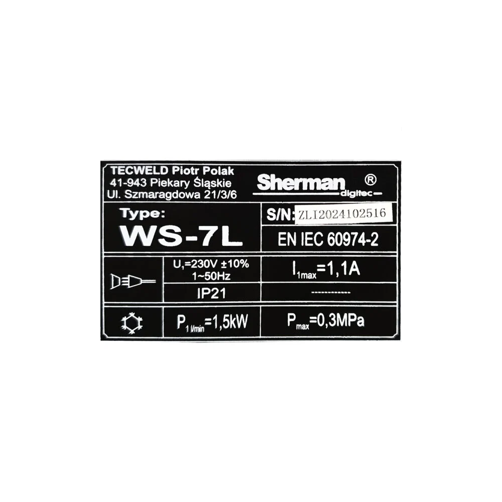 Spawarka Sherman DIGIMIG 500 Pulse - zestaw wodny - 7812711-G - Sherman - 25