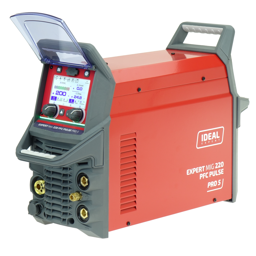 Spawarka Ideal Expert MIG 220 PFC Pulse Pro5 LCD - zestaw - EXMIG220P-G - Ideal - 9