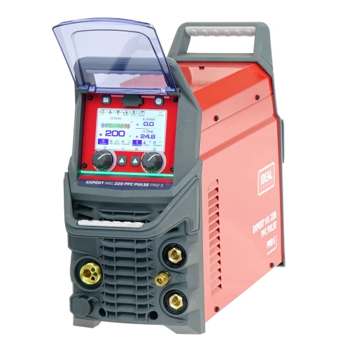Spawarka Ideal Expert MIG 220 PFC Pulse Pro5 LCD - zestaw - EXMIG220P-G - Ideal - 1 2