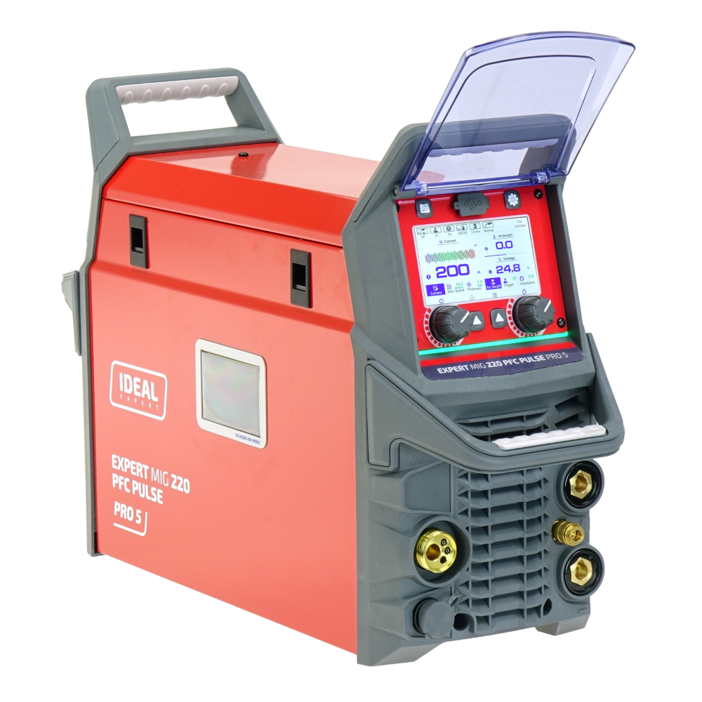Spawarka Ideal Expert MIG 220 PFC Pulse Pro5 LCD - zestaw - EXMIG220P-G - Ideal - 12