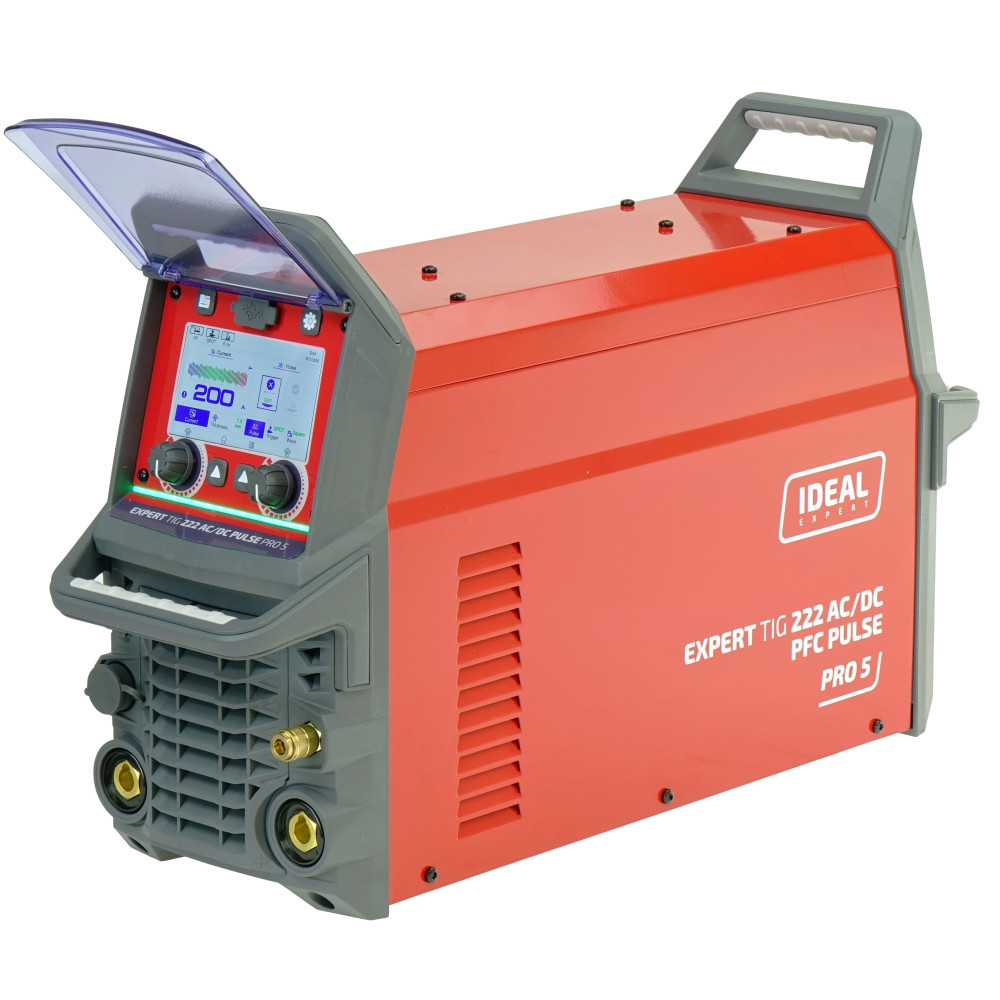 Spawarka Ideal Expert TIG 222 AC/DC PFC Pulse Pro5 LCD - zestaw - EXTIG222AC-G - Ideal - 9