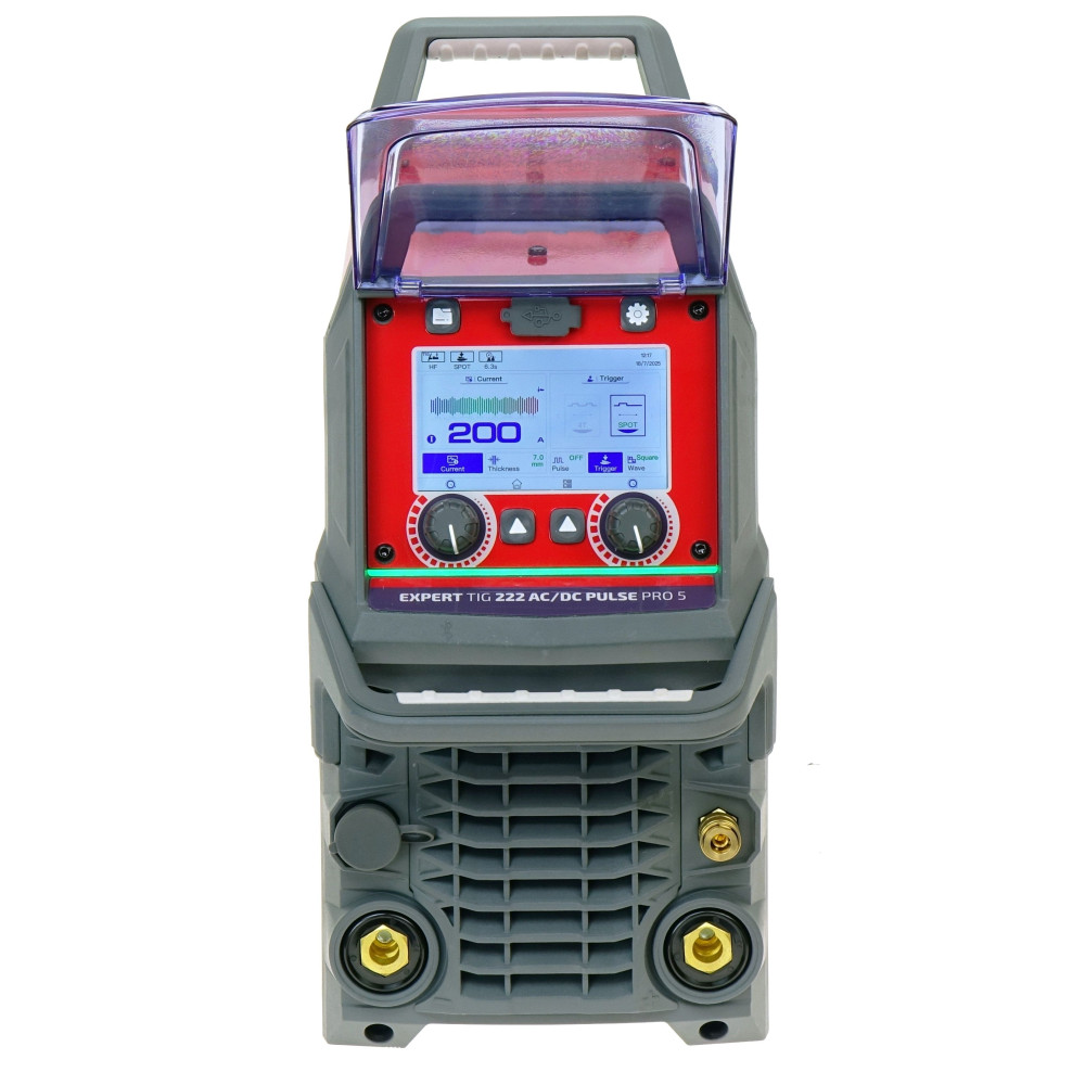 Spawarka Ideal Expert TIG 222 AC/DC PFC Pulse Pro5 LCD - zestaw - EXTIG222AC-G - Ideal - 3