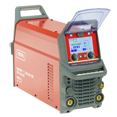 Spawarka Ideal Expert TIG 222 AC/DC PFC Pulse Pro5 LCD - zestaw - EXTIG222AC-G - Ideal - 10