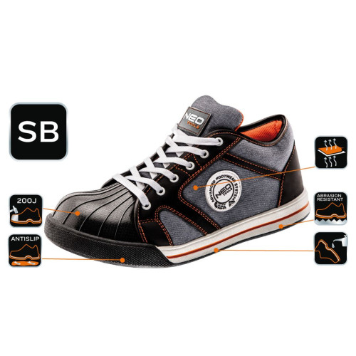 Półbuty robocze SB SRA Neo Tools 82-11X - 82-11X - NEO Tools - 11