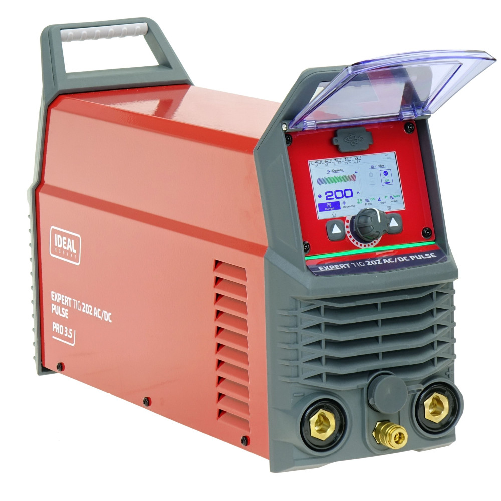 Spawarka Ideal Expert TIG 202 AC/DC Pulse Pro3.5 LCD - zestaw - EXTIG202AC-G - Ideal - 6