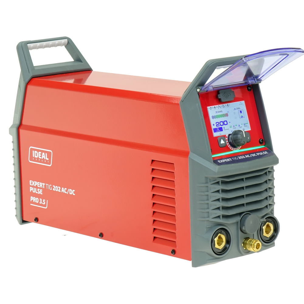 Spawarka Ideal Expert TIG 202 AC/DC Pulse Pro3.5 LCD - zestaw - EXTIG202AC-G - Ideal - 7