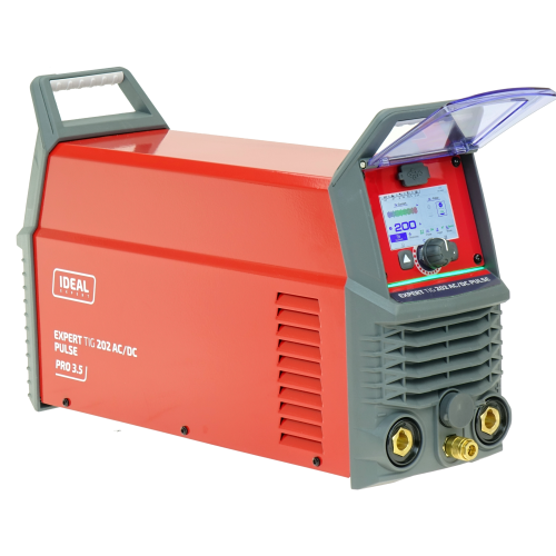 Spawarka Ideal Expert TIG 202 AC/DC Pulse Pro3.5 LCD - zestaw - EXTIG202AC-G - Ideal - 7