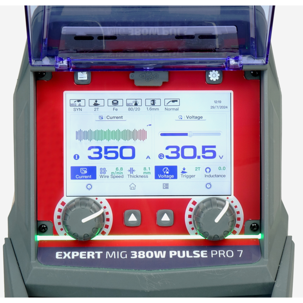 Spawarka Ideal Expert MIG 380W Pulse Pro7 LCD - zestaw wodny - EXMIG380WP-G - Ideal - 4