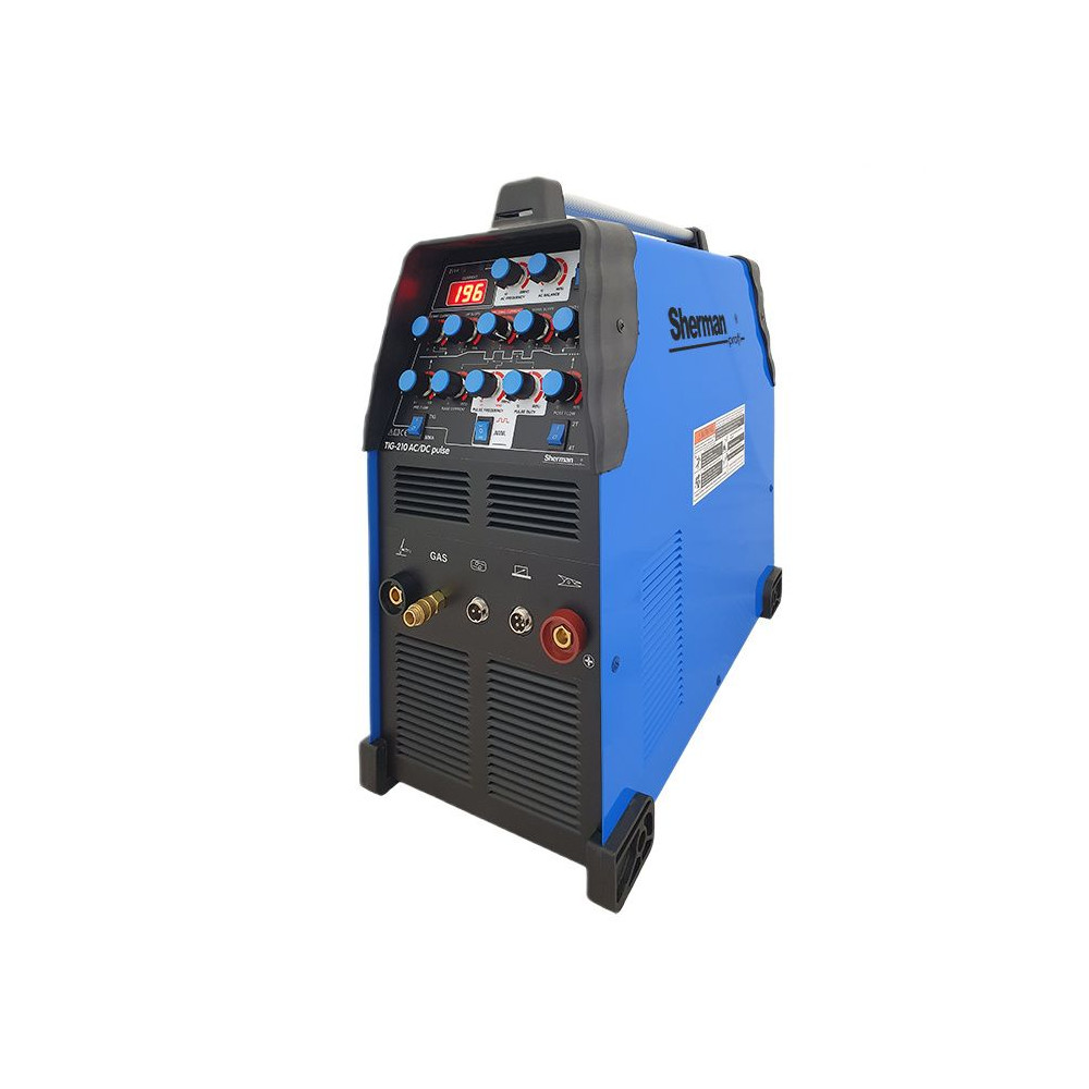 Spawarka Sherman TIG 210 AC/DC Pulse - zestaw - SINW-TIG210ACDCP-G - Sherman - 7