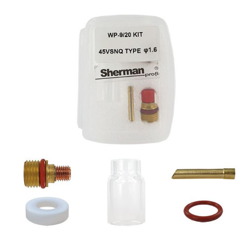 Zestaw części Pyrex (Quartz) 9/20 soczewka / 1,6 mm / Sherman - 7812148 - Sherman - 1