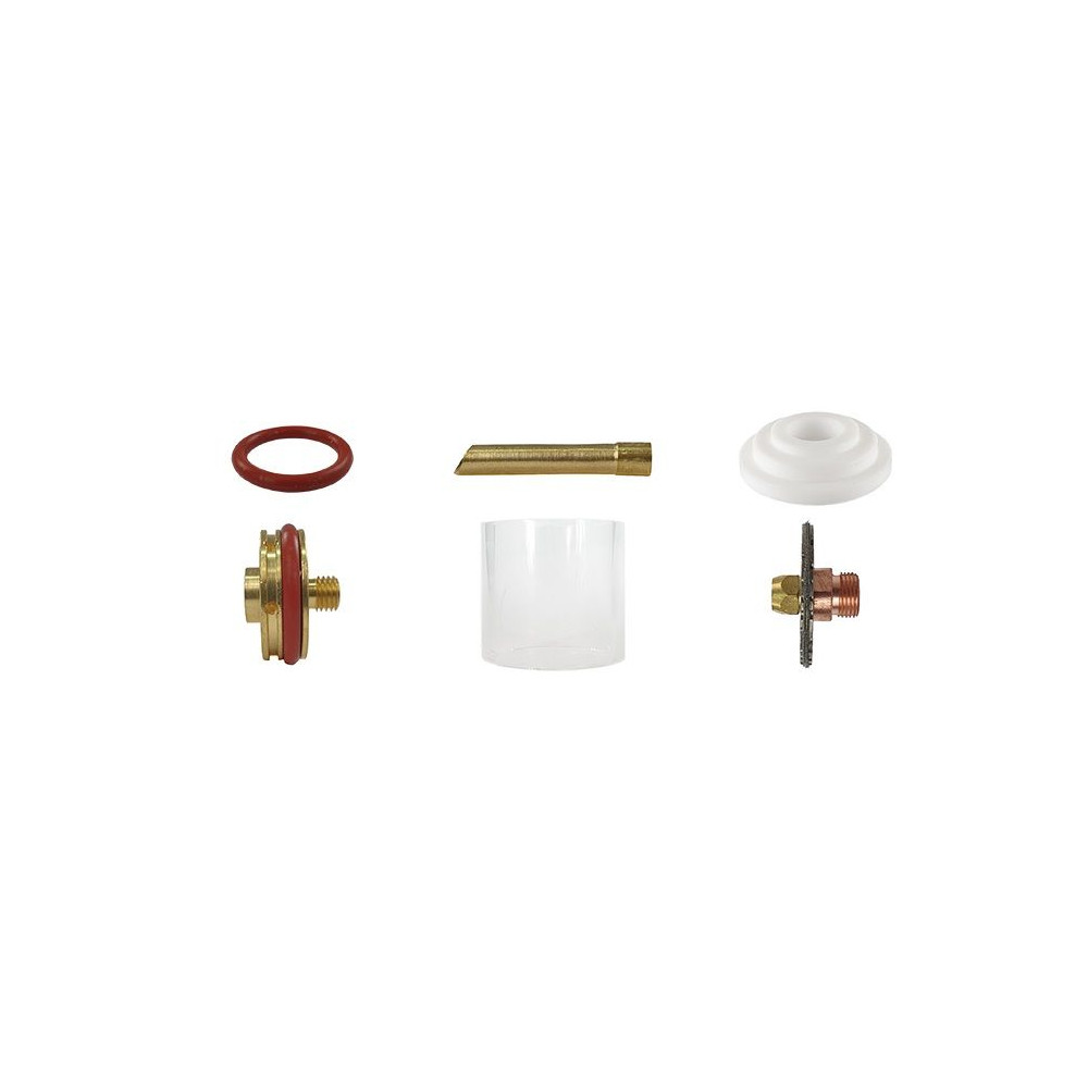 Zestaw części Pyrex (Quartz) 9/20 duża soczewka / 1,6 mm / krótka dysza / Sherman - 7812088 - Sherman - 2