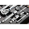 Zestaw kluczy nasadowych 1/2" 1/4" CrV 77 el. Neo Tools - 08-915 - NEO Tools - 6