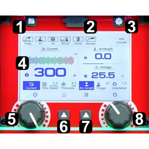 Spawarka Ideal Expert MIG 301 Pulse Pro7 LCD - zestaw - EXMIG301P-G - Ideal - 5