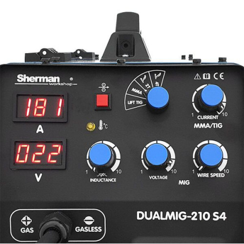 Spawarka Sherman DUALMIG 210 S4 - zestaw z podwoziem - 7813078-G - Sherman - 10