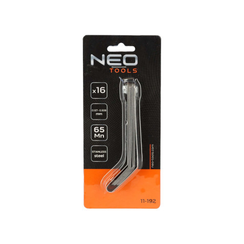 Szczelinomierz 16 listków odgiętych Neo Tools - 11-192 - NEO Tools - 5