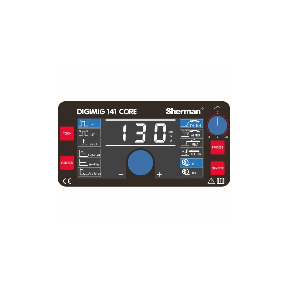 Spawarka Sherman DIGIMIG 141 Core - zestaw - 7813094-G - Sherman - 7