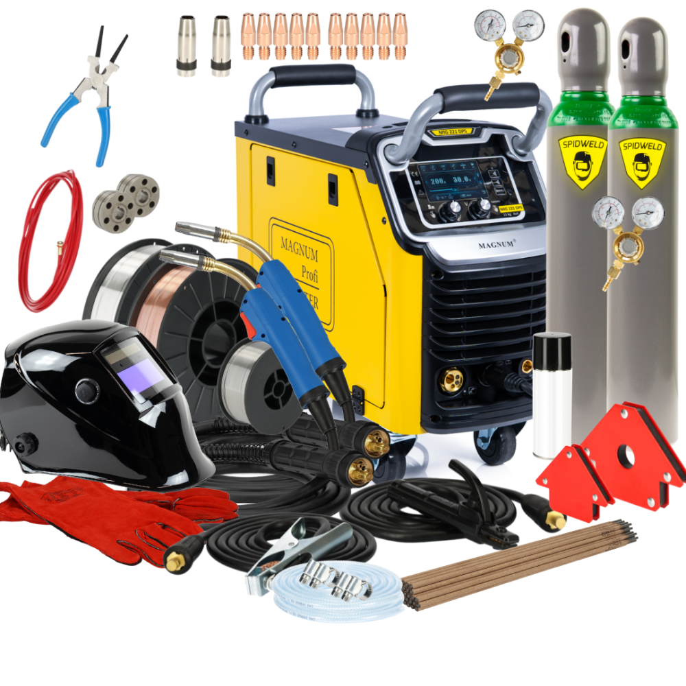 Spawarka Magnum MIG 221 DPS 4x4 / 15 kg - zestaw - U MI 221 DPS15-G - Magnum - 2