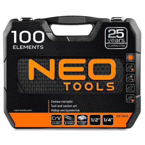 Zestaw narzędzi 100 el. Neo Tools - 08-920 - NEO Tools - 7
